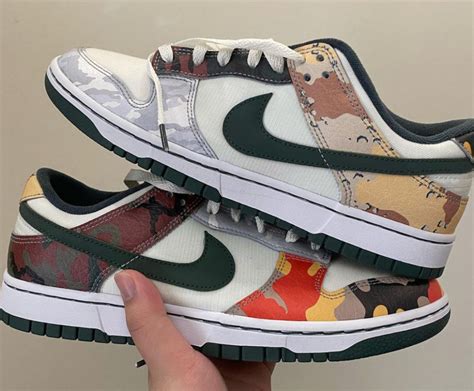 nike dunk low multi camo